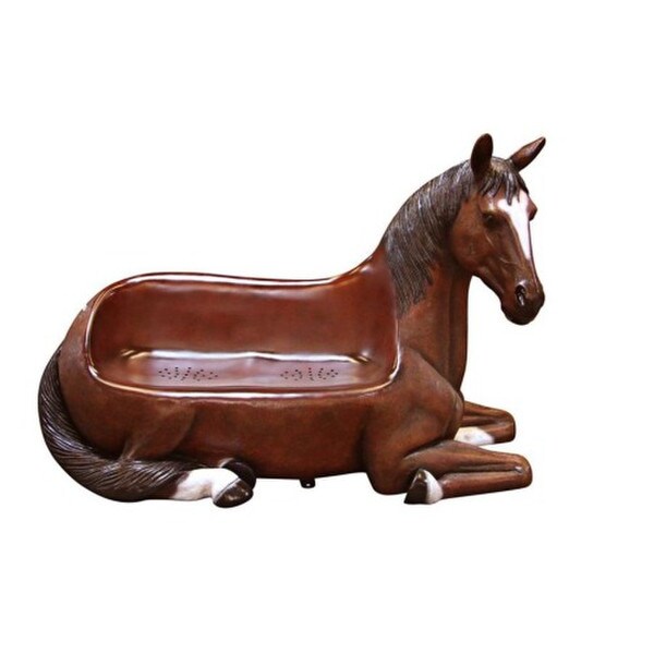 Saddle Up Horse Bench